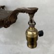 画像5: VINTAGE ANTIQUE LIGHT  ヴィンテージ アンティーク シャンデリア 吊り下げライト シーリングランプ 天井照明 / 3灯 ライト ペンダントライト 真鍮 E26 店舗什器 アメリカ USA (1) (5)