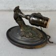 画像3: VINTAGE ANTIQUE LAMP LIGHT WALL LAMP ヴィンテージ アンティーク ライト ウォールランプ 壁付け照明 ブラケットランプ / ランプ 真鍮 E26 店舗什器 アメリカ USA (4) (3)