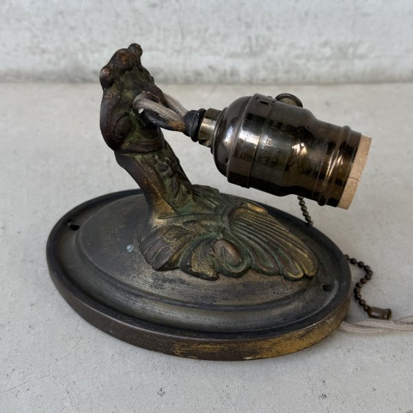 画像3: VINTAGE ANTIQUE LAMP LIGHT WALL LAMP ヴィンテージ アンティーク ライト ウォールランプ 壁付け照明 ブラケットランプ / ランプ 真鍮 E26 店舗什器 アメリカ USA (4) (3)