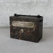 画像1: VINTAGE ANTIQUE COIN BANK W.F.BURNS CO. JAPANNED ヴィンテージ アンティーク コインバンク マネーバンク 貯金箱 ジャパンド ジャパンフィニッシュ / コレクタブル オブジェ インテリア ノベルティー 銀行 アメリカ USA (3) (1)