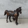 画像2: VINTAGE ANTIQUE JAPANNED WESATERN HORSE FMC FIGURE ヴィンテージ アンティーク ジャパンド ジャパンドフィニッシュ 馬 ウエスタン ホース オブジェ / コレクタブル ジャパンカラー ディスプレイ 動物 アメリカ (3) (2)