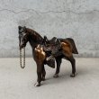 画像1: VINTAGE ANTIQUE JAPANNED WESATERN HORSE FIGURE ヴィンテージ アンティーク ジャパンド ジャパンフィニッシュ 馬 ウエスタン ホース オブジェ / コレクタブル ジャパンカラー ディスプレイ 動物 アメリカ (5) (1)