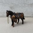 画像1: VINTAGE ANTIQUE JAPANNED WESATERN HORSE FIGURE ヴィンテージ アンティーク ジャパンド ジャパンフィニッシュ 馬 ウエスタン ホース オブジェ / コレクタブル ジャパンカラー ディスプレイ 動物 アメリカ (4) (1)