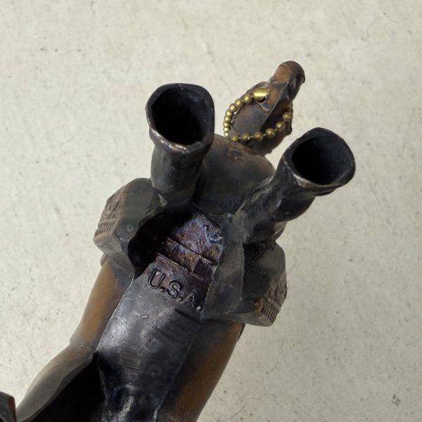 画像9: VINTAGE ANTIQUE JAPANNED WESATERN HORSE FIGURE ヴィンテージ アンティーク ジャパンド ジャパンフィニッシュ 馬 ウエスタン ホース オブジェ / コレクタブル ジャパンカラー ディスプレイ 動物 アメリカ (4) (9)