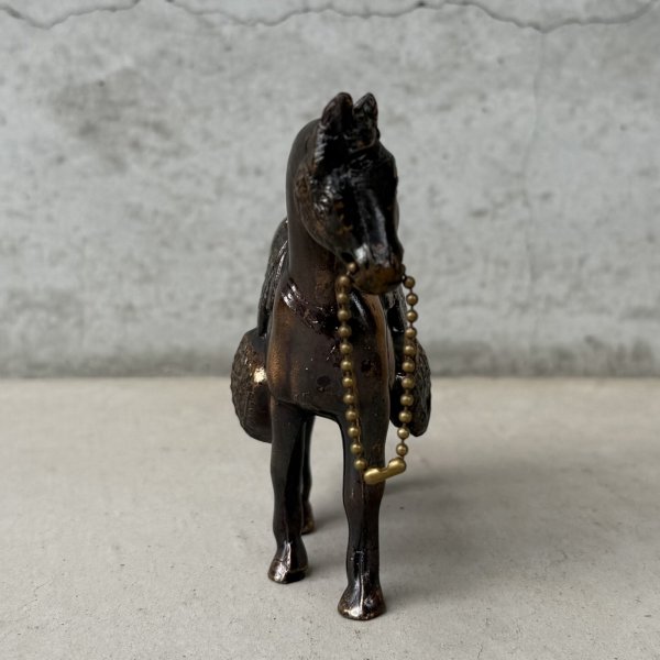 画像2: VINTAGE ANTIQUE JAPANNED WESATERN HORSE FIGURE ヴィンテージ アンティーク ジャパンド ジャパンフィニッシュ 馬 ウエスタン ホース オブジェ / コレクタブル ジャパンカラー ディスプレイ 動物 アメリカ (5) (2)