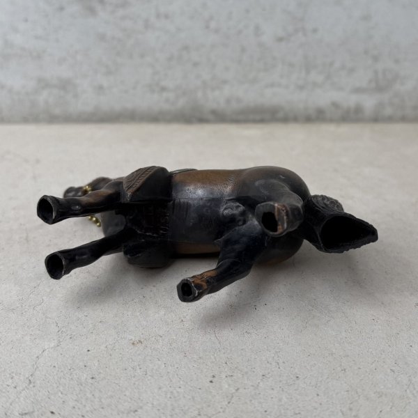 画像7: VINTAGE ANTIQUE JAPANNED WESATERN HORSE FIGURE ヴィンテージ アンティーク ジャパンド ジャパンフィニッシュ 馬 ウエスタン ホース オブジェ / コレクタブル ジャパンカラー ディスプレイ 動物 アメリカ (4) (7)