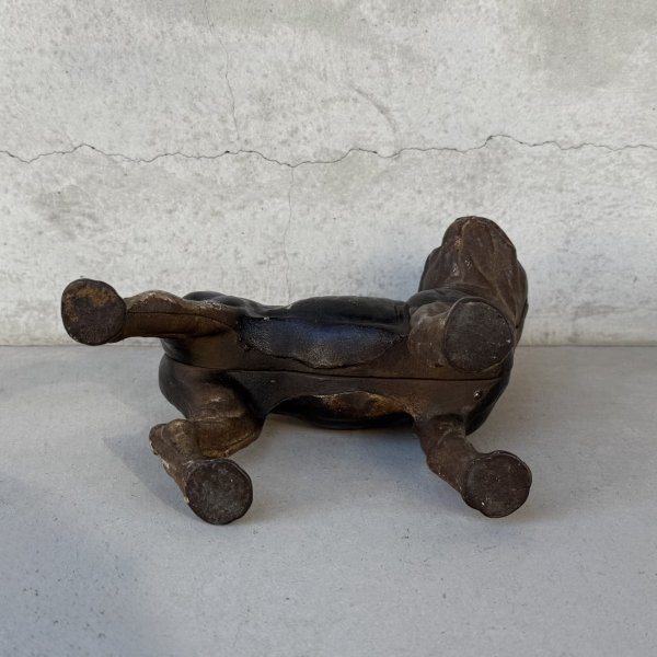画像6: VINTAGE ANTIQUE BOSTON TERRIER DOOR STOPPER ヴィンテージ アンティーク ボストンテリア ドアストッパー / コレクタブル オブジェ キャストアイアン 鋳物 置物 犬 店舗什器 アメリカ (4) (6)