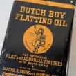 画像7: VINTAGE ANTIQUE DUTCH BOY ヴィンテージ アンティーク ダッチボーイ TIN缶 / コレクタブル アドバタイジング ガレージ オイル缶 オブジェ ディスプレイ 企業物 アメリカ  (4) (7)