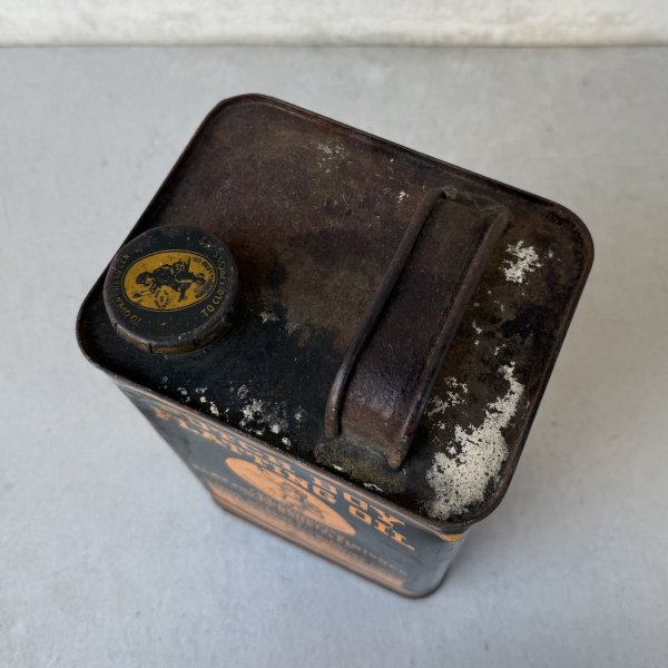 画像5: VINTAGE ANTIQUE DUTCH BOY ヴィンテージ アンティーク ダッチボーイ TIN缶 / コレクタブル アドバタイジング ガレージ オイル缶 オブジェ ディスプレイ 企業物 アメリカ  (4) (5)