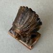 画像6: VINTAGE ANTIQUE INDIAN JAPANNED ヴィンテージ アンティーク インディアン ジャパンド ジャパンフィニッシュ オブジェ 貯金箱 / コレクタブル ジャパンカラー ディスプレイ 胸像 置物 アメリカ (6)