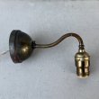 画像2: VINTAGE ANTIQUE LAMP LIGHT WALL LAMP ヴィンテージ アンティーク ライト ウォールランプ 壁付け照明 ブラケットランプ / ランプ インテリア 真鍮 E26 店舗什器 アメリカ 12 (2)