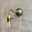 画像1: VINTAGE ANTIQUE LAMP LIGHT WALL LAMP ヴィンテージ アンティーク ライト ウォールランプ 壁付け照明 ブラケットランプ / ランプ インテリア 真鍮 E26 店舗什器 アメリカ 12 (1)