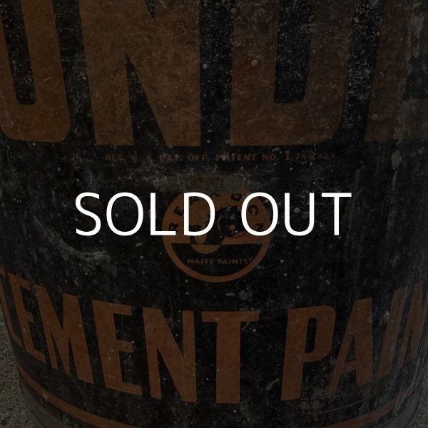 画像7: VINTAGE ANTIQUE BONDEX CEMENT PAINT BUCKET ヴィンテージ アンティーク セメントペイント バケツ / 缶 インダストリアル アドバタイジング ブリキ ディスプレイ 企業物 店舗什器 アメリカ (7)