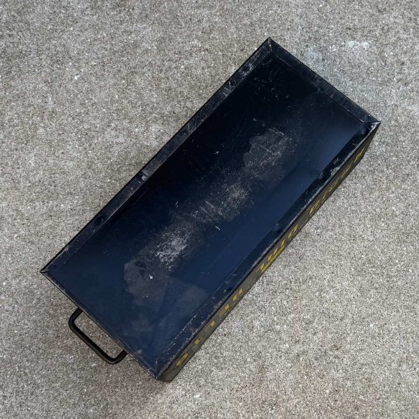 画像7: VINTAGE ANTIQUE GENERAL CEMENT BOX RADIO DIAL BELTS GC ヴィンテージ アンティーク ボックス ケース / インダストリアル アドバタイジング ラジオ アイアン ガレージ 企業物 箱 収納  鉄 店舗什器 アメリカ USA (2) (7)