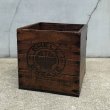 画像1: VINTAGE ANTIQUE WOOD CRATE WOODEN BOX SHELL ヴィンテージ アンティーク シェル ウッドボックス 木箱 /  コレクタブル アドバタイジング モーター系 ガレージ インテリア ケース 収納 店舗什器 企業物 アメリカ USA  (1)