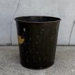 画像4: VINTAGE ANTIQUE TRASH CAN BUCKET ヴィンテージ アンティーク ゴミ箱 ダストボックス バケツ / 缶 インダストリアル 収納 カーキ 店舗什器 アメリカ (1) (4)
