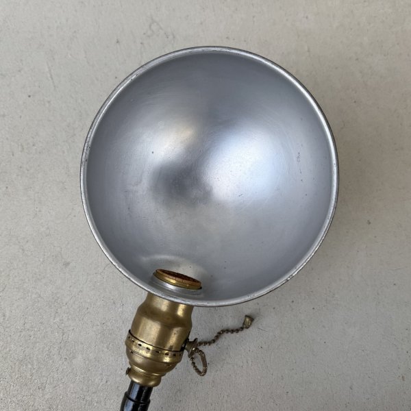 画像5: VINTAGE ANTIQUE DESKLAMP BRYANT ヴィンテージ アンティーク デスクランプ スタンドライト 卓上ライト テーブルランプ 照明 / グースネック アイアン 黒色 E26 店舗什器 アメリカ (5)