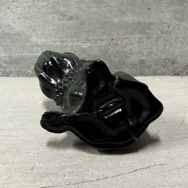 画像7: VINTAGE ANTIQUE  BULLDOG ヴィンテージ アンティーク フレンチブルドッグ オブジェ / コレクタブル ディスプレイ インテリア ガラス グリーン 置物 犬 動物 緑 アメリカ (1) (7)