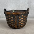 画像2: VINTAGE ANTIQUE COIN BANK JAPANNED  ヴィンテージ アンティーク コインバンク マネーバンク 貯金箱 ジャパンド ジャパンフィニッシュ / コレクタブル オブジェ インテリア スーベニア バスケットバンク アメリカ USA (2)