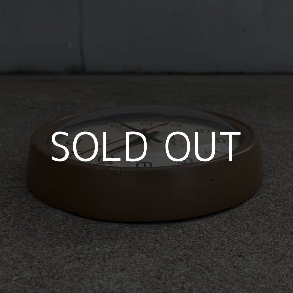 画像5: VINTAGE ANTIQUE WALL CLOCK SETH THOMAS ヴィンテージ アンティーク ウォールクロック 壁掛け時計 セストーマス / スクールクロック アイアン 鉄 小 丸型 店舗什器 アメリカ (5)