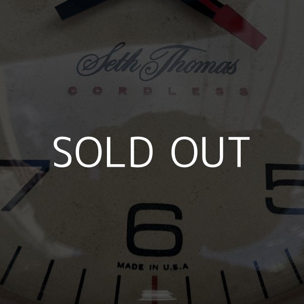 画像8: VINTAGE ANTIQUE WALL CLOCK SETH THOMAS ヴィンテージ アンティーク ウォールクロック 壁掛け時計 セストーマス / スクールクロック アイアン 鉄 小 丸型 店舗什器 アメリカ (8)