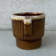 画像3: VINTAGE ANTIQUE POTTERY MUGCUP ヴィンテージ アンティーク マグカップ コップ 食器 陶器 / コーヒーカップ  ブラウン 茶色 楓 カフェ 喫茶店 店舗什器 アメリカ (6) (3)