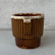 画像3: VINTAGE ANTIQUE POTTERY MUGCUP ヴィンテージ アンティーク マグカップ コップ 食器 陶器 / コーヒーカップ  ブラウン 茶色 楓 カフェ 喫茶店 店舗什器 アメリカ (7) (3)