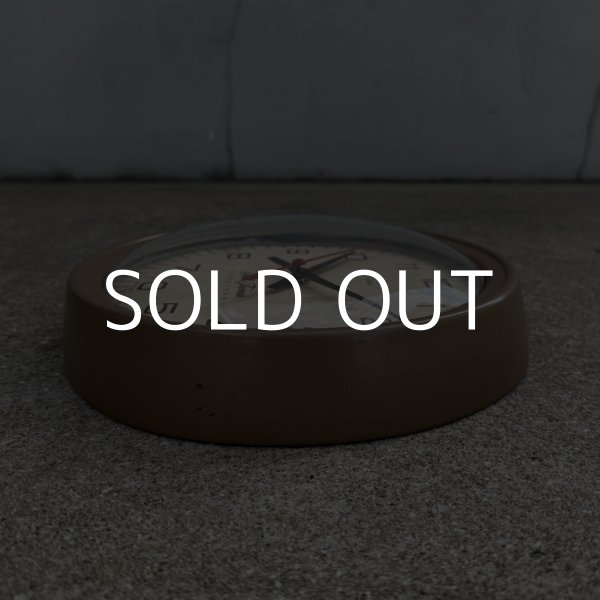 画像6: VINTAGE ANTIQUE WALL CLOCK SETH THOMAS ヴィンテージ アンティーク ウォールクロック 壁掛け時計 セストーマス / スクールクロック アイアン 鉄 小 丸型 店舗什器 アメリカ (6)