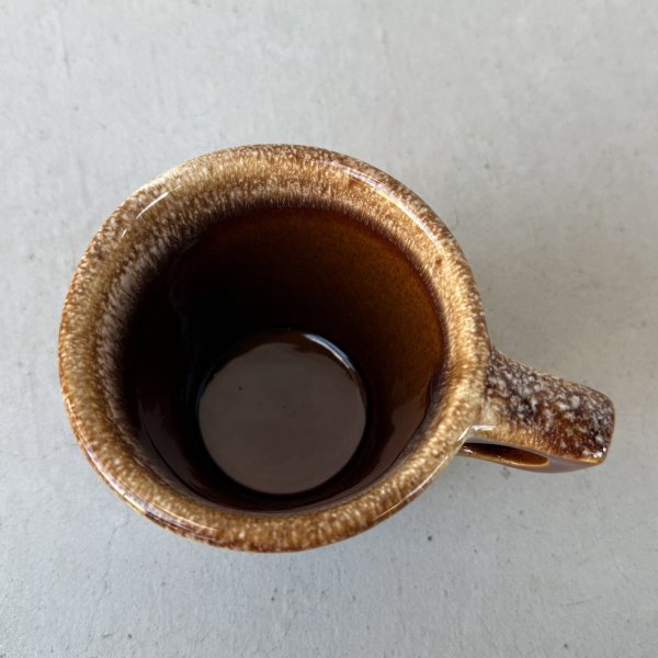 画像5: VINTAGE ANTIQUE HULL POTTERY MUGCUP ヴィンテージ アンティーク ハル マグカップ コップ 食器 陶器 / コーヒーカップ  ブラウン 茶色 カフェ 喫茶店 店舗什器 アメリカ (5) (5)