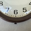 画像8: VINTAGE ANTIQUE WALL CLOCK GENERAL ELECTRIC GE ヴィンテージ アンティーク ウォールクロック 壁掛け時計 ゼネラルエレクトリック / スクールクロック アイアン 鉄 小 丸型 ブラウン 茶色 店舗什器 アメリカ (8)