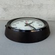 画像6: VINTAGE ANTIQUE WALL CLOCK GENERAL ELECTRIC GE ヴィンテージ アンティーク ウォールクロック 壁掛け時計 ゼネラルエレクトリック / スクールクロック アイアン 鉄 小 丸型 ブラウン 茶色 店舗什器 アメリカ (6)