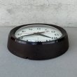 画像4: VINTAGE ANTIQUE WALL CLOCK GENERAL ELECTRIC GE ヴィンテージ アンティーク ウォールクロック 壁掛け時計 ゼネラルエレクトリック / スクールクロック アイアン 鉄 小 丸型 ブラウン 茶色 店舗什器 アメリカ (4)