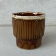 画像4: VINTAGE ANTIQUE POTTERY MUGCUP ヴィンテージ アンティーク マグカップ コップ 食器 陶器 / コーヒーカップ  ブラウン 茶色 楓 カフェ 喫茶店 店舗什器 アメリカ (6) (4)