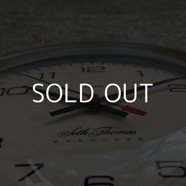 画像7: VINTAGE ANTIQUE WALL CLOCK SETH THOMAS ヴィンテージ アンティーク ウォールクロック 壁掛け時計 セストーマス / スクールクロック アイアン 鉄 小 丸型 店舗什器 アメリカ (7)