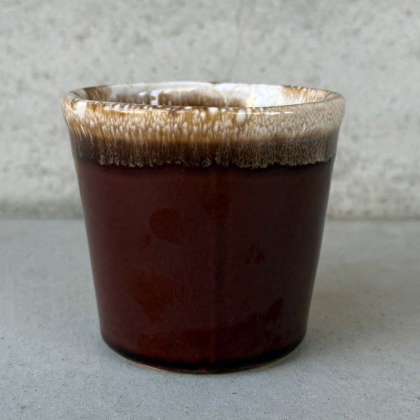 画像4: VINTAGE ANTIQUE MCCOY POTTERY MUGCUP ヴィンテージ アンティーク マッコイ マグカップ コップ 食器 陶器 / コーヒーカップ  ブラウン 茶色 カフェ 喫茶店 店舗什器 アメリカ (3) (4)