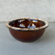 画像4: VINTAGE ANTIQUE HULL POTTERY BOWL ヴィンテージ アンティーク ハル ボウル 皿 食器 陶器 / ブラウン 茶色 カフェ 喫茶店 店舗什器 アメリカ (1) (4)