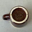 画像6: VINTAGE ANTIQUE MCCOY POTTERY MUGCUP ヴィンテージ アンティーク マッコイ マグカップ コップ 食器 陶器 / コーヒーカップ  ブラウン 茶色 カフェ 喫茶店 店舗什器 アメリカ (4) (6)