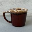 画像2: VINTAGE ANTIQUE MCCOY POTTERY MUGCUP ヴィンテージ アンティーク マッコイ マグカップ コップ 食器 陶器 / コーヒーカップ  ブラウン 茶色 カフェ 喫茶店 店舗什器 アメリカ (3) (2)