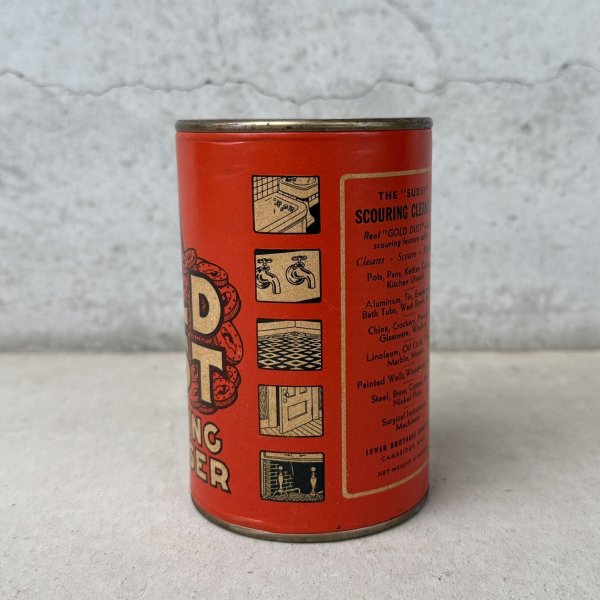 画像4: VINTAGE ANTIQUE GOLD DUST FAIRBANK CO. TIN CAN ヴィンテージ アンティーク TIN缶 / コレクタブル キャラクター アドバタイジング オブジェ ディスプレイ ブリキ 企業物 アメリカ (4)
