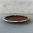 画像4: VINTAGE ANTIQUE HULL  POTTERY ヴィンテージ アンティーク ハル ポタリー プレート 皿 陶器 食器 / トレー ブラウン 茶色 カフェ 喫茶店 店舗什器 アメリカ USA (3) (4)