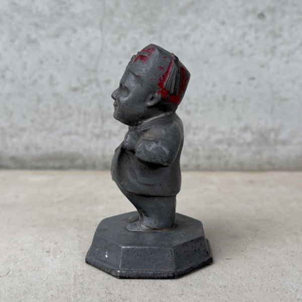 画像4: VINTAGE ANTIQUE FREEMASON SHRINERS ヴィンテージ アンティーク フリーメーソン フリーメイソン シュライナー オブジェ  / コレクタブル  ディスプレイ 人形 置物 鋳物 アメリカ (4)