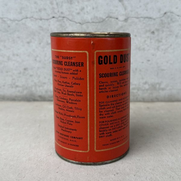 画像2: VINTAGE ANTIQUE GOLD DUST FAIRBANK CO. TIN CAN ヴィンテージ アンティーク TIN缶 / コレクタブル キャラクター アドバタイジング オブジェ ディスプレイ ブリキ 企業物 アメリカ (2)