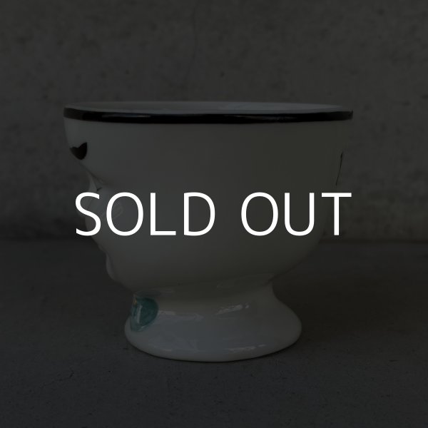 画像4: VINTAGE ANTIQUE BAILEYS SUGAR POT ヴィンテージ アンティーク ベイリーズ フェイスカップ シュガーポット / コレクタブル オブジェ ティーカップ マグカップ ノベルティ 1996年限定 陶器 食器 雑貨 (2) (4)