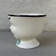 画像4: VINTAGE ANTIQUE BAILEYS SUGAR POT ヴィンテージ アンティーク ベイリーズ フェイスカップ シュガーポット / コレクタブル オブジェ ティーカップ マグカップ ノベルティ 1996年限定 陶器 食器 雑貨 (1) (4)