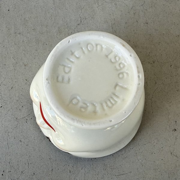 画像6: VINTAGE ANTIQUE BAILEYS SUGAR POT ヴィンテージ アンティーク ベイリーズ フェイスカップ シュガーポット / コレクタブル オブジェ ティーカップ マグカップ ノベルティ 1996年限定 陶器 食器 雑貨 (1) (6)
