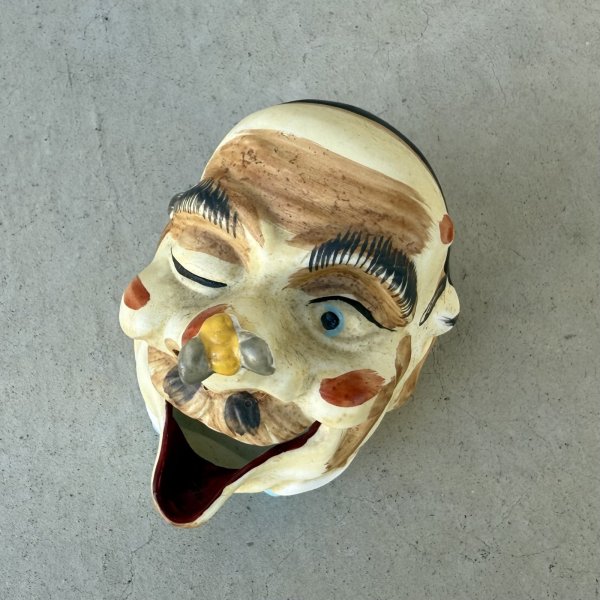 画像6: VINTAGE CERAMIC HOBO ASHTRAY ヴィンテージ セラミック アシュトレイ / JAPAN オキュパイドジャパン コレクタブル オブジェ 陶器 灰皿 輸出用 日本製 A (6)
