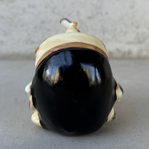 画像3: VINTAGE CERAMIC HOBO ASHTRAY ヴィンテージ セラミック アシュトレイ / JAPAN オキュパイドジャパン コレクタブル オブジェ 陶器 灰皿 輸出用 日本製 C (3)