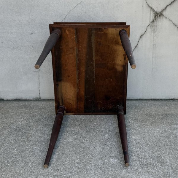 画像8: VINTAGE ANTIQUE SIDE TABLE J.&P.COATS' THREAD ヴィンテージ アンティーク サイドテーブル / コレクタブル ディスプレイ アドバタイジング 陳列棚 飾り棚 木製 家具 店舗什器  企業物 (8)