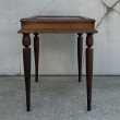 画像5: VINTAGE ANTIQUE SIDE TABLE J.&P.COATS' THREAD ヴィンテージ アンティーク サイドテーブル / コレクタブル ディスプレイ アドバタイジング 陳列棚 飾り棚 木製 家具 店舗什器  企業物 (5)