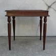 画像4: VINTAGE ANTIQUE SIDE TABLE J.&P.COATS' THREAD ヴィンテージ アンティーク サイドテーブル / コレクタブル ディスプレイ アドバタイジング 陳列棚 飾り棚 木製 家具 店舗什器  企業物 (4)